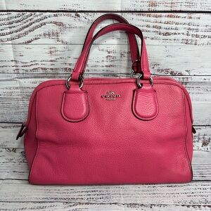 Coach Mini Nolita Purse Fuchsia/Pink (No Crossbody Strap/No Hang Tag)